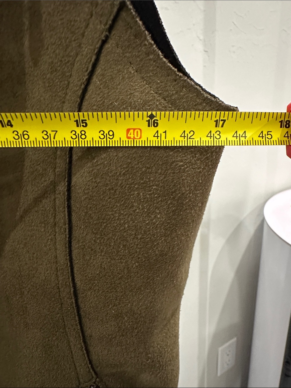 paparazzi Saude Olive Green Vest - Picture 6 of 7